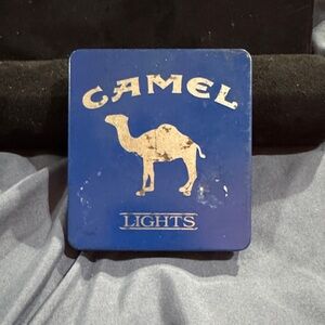 Vintage camel cigarette tin box